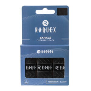 Padel/Squash/Tennis Racket Overgrips Raquex Exhale (Pack of 3)