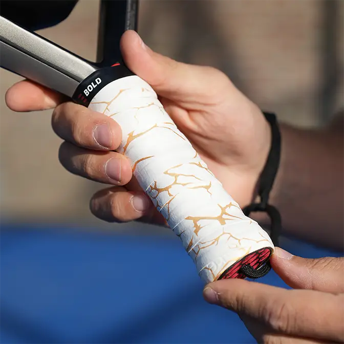 bold-padel-overgrip-golden-white-lightning